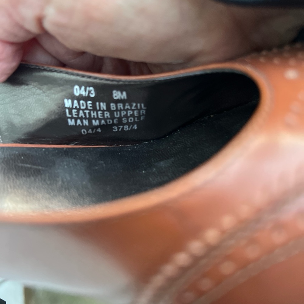 Franco Sarto Brown Slingback Heels - Picture 6 of 9